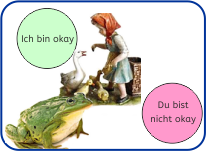 Frosch und Gänseliesel